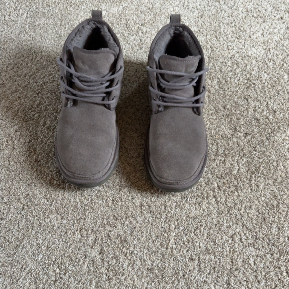 Men's Charcoal Suede UGG Ankle Boots